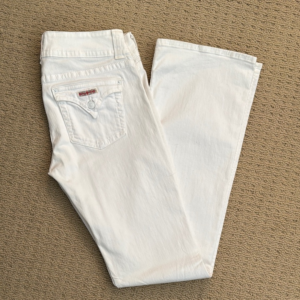 Hudson women’s white jeans